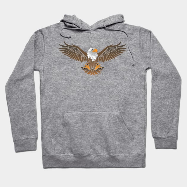 Tribal Eagle Hoodie by artsytoocreations